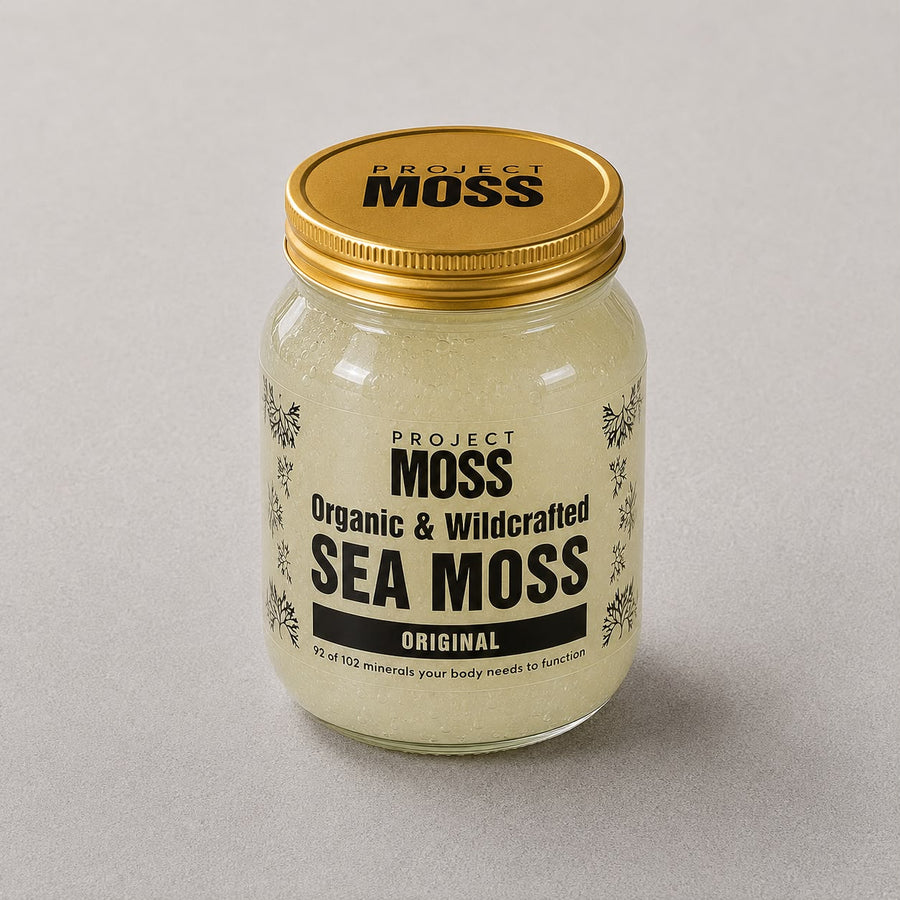 Project Moss Original Sea Moss Gel jar